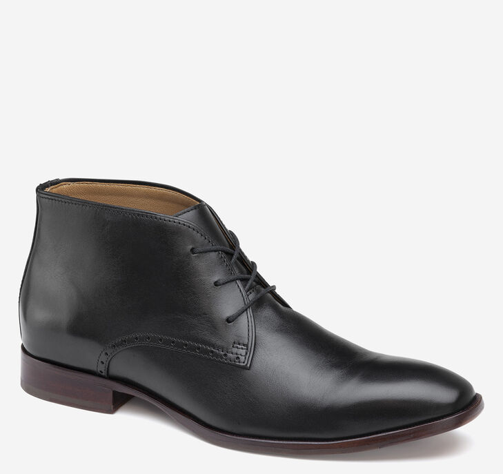 Johnston & Murphy McClain Chukka Stövlar Herr - Svarta Stövlar [WU6935108]